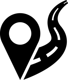 Location On Road Line Tracing Svg Vector, Free Vectors File